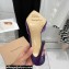 Gianvito Rossi Heel 10.5cm TPU Plexi ELLE Mules PVC Purple 2022