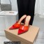 Gianvito Rossi Heel 10.5cm TPU Plexi ELLE Mules PVC Red 2022