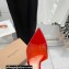 Gianvito Rossi Heel 10.5cm TPU Plexi ELLE Mules PVC Red 2022