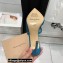 Gianvito Rossi Heel 10.5cm Alisa Mules Blue 2022