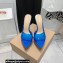 Gianvito Rossi Heel 13.5cm Platform 3cm TPU Plexi BETTY Mules PVC Blue 2022