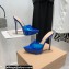 Gianvito Rossi Heel 13.5cm Platform 3cm TPU Plexi BETTY Mules PVC Blue 2022
