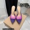 Gianvito Rossi Heel 13.5cm Platform 3cm TPU Plexi BETTY Mules PVC Purple 2022