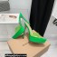 Gianvito Rossi Heel 13.5cm Platform 3cm TPU Plexi BETTY Mules PVC Green 2022