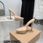 Gianvito Rossi Heel 13.5cm Platform 3cm TPU Plexi BETTY Mules PVC Nude 2022