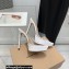 Gianvito Rossi Heel 13.5cm Platform 3cm TPU Plexi BETTY Mules PVC White 2022