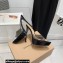Gianvito Rossi Heel 13.5cm Platform 3cm TPU Plexi BETTY Mules PVC Black 2022