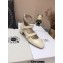 Dior Heel 4cm Calfskin D-Doll Pumps with Ankle Strap Creamy 2022