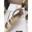 Dior Heel 4cm Calfskin D-Doll Pumps with Ankle Strap Creamy 2022