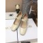 Dior Heel 7cm Calfskin D-Doll Pumps Creamy 2022