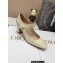 Dior Heel 7cm Calfskin D-Doll Pumps Creamy 2022