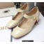 Dior Heel 4cm Calfskin D-Doll Pumps Creamy 2022