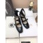 Dior Heel 4cm Calfskin D-Doll Pumps with Ankle Strap Black 2022