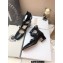 Dior Heel 4cm Calfskin D-Doll Pumps with Ankle Strap Black 2022