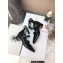 Dior Heel 4cm Calfskin D-Doll Pumps with Ankle Strap Black 2022