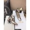 Dior Heel 7cm Calfskin D-Doll Pumps with Ankle Strap Silver 2022