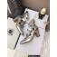 Dior Heel 7cm Calfskin D-Doll Pumps with Ankle Strap Silver 2022