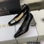 Dior Heel 6.5cm Patent Calfskin La Parisienne Pumps Black 2022