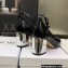 Dior Heel 6.5cm Patent Calfskin La Parisienne Pumps Black 2022