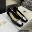 Dior Heel 3.5cm Patent Calfskin La Parisienne Pumps Black 2022