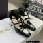 Dior Heel 6.5cm Patent Calfskin La Parisienne Ballerina Flats Black 2022