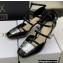 Dior Heel 6.5cm Patent Calfskin La Parisienne Ballerina Flats Black 2022