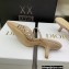 Dior Heel 6.5cm Mesh Cannage Embroidery Capture Mules Nude 2022