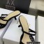 Dior Heel 6.5cm Mesh Cannage Embroidery Capture Mules Black 2022