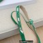 Dior J'Adior Slingback Ballerina Flats in Cotton Embroidery Green 2022