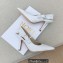Dior Heel 9.5cm J'Adior Slingback Pumps in Cotton Embroidery White 2022