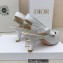 Dior Heel 6.5cm J'Adior Slingback Pumps in Cotton Embroidery White 2022