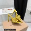 Gianvito Rossi Heel 10.5cm Alisa Mules Yellow 2022