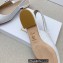 Dior J'Adior Slingback Ballerina Flats in Cotton Embroidery White 2022