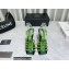 Versace Heel 9.5cm Artifact Jeweled Caged PVC Medusa Jelly Sandals Green 2022