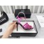 Versace Heel 9.5cm Artifact Jeweled Caged PVC Medusa Jelly Sandals Fuchsia 2022