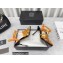 Versace Heel 9.5cm Artifact Jeweled Caged PVC Medusa Jelly Sandals Orange 2022