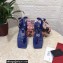 Dolce & Gabbana Nappa leather DG thong sandals Blue with Ankle Strap 2022