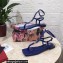 Dolce & Gabbana Nappa leather DG thong sandals Blue with Ankle Strap 2022