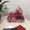 Dolce & Gabbana Nappa leather DG thong sandals Red with Ankle Strap 2022