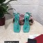 Dolce & Gabbana Nappa leather DG thong sandals Light Green with Ankle Strap 2022