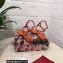 Dolce & Gabbana Nappa leather DG thong sandals Orange with Ankle Strap 2022