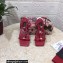 Dolce & Gabbana Nappa leather DG sandals Red 2022
