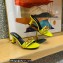 Versace Heel 7cm Chain Mid-Heel Leather Mules Yellow 2022