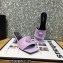 Versace Heel 7cm La Medusa Mid-Heel Mules Lilac 2022
