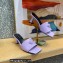 Versace Heel 7cm La Medusa Mid-Heel Mules Lilac 2022