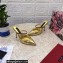 Dolce & Gabbana Heel 10.5cm Patent leather mules Gold with embroidery 2022
