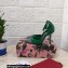 Dolce & Gabbana Heel 10.5cm Patent leather pumps Green with fusible rhinestones 2022