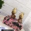 Dolce & Gabbana Heel 10.5cm Patent leather pumps Gold with fusible rhinestones 2022