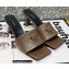 Versace Heel 7cm La Medusa Mid-Heel Mules Coffee 2022