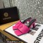 Versace Heel 7cm La Medusa Mid-Heel Mules Fuchsia 2022